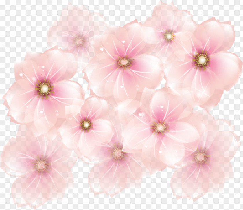 Pink Flowers Transparent Clipart Clip Art PNG