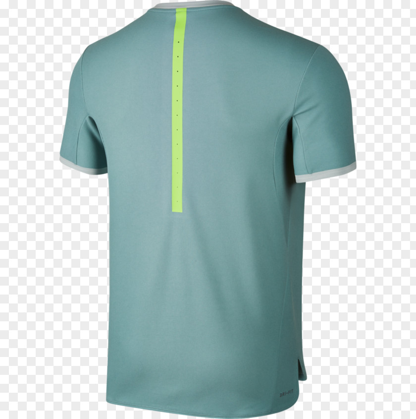 Roger Federer T-shirt Polo Shirt Electric Green Nike Clothing PNG