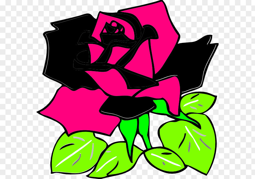 Rose Black Clip Art PNG