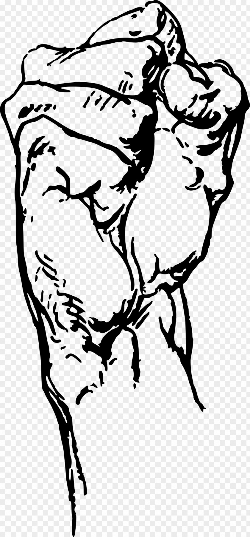 Clenched Fist Constructive Anatomy Drawing Human Art PNG