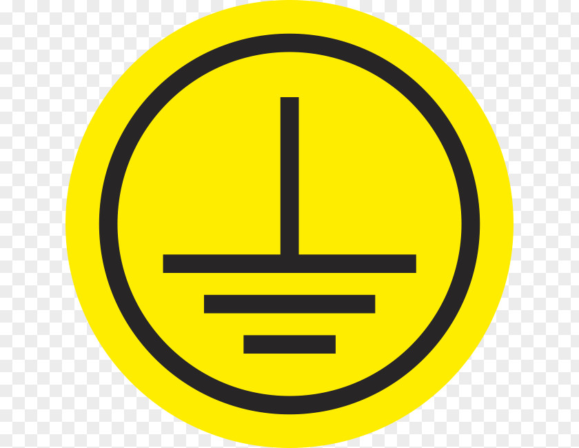 Symbol Ground Label Sticker Sign PNG