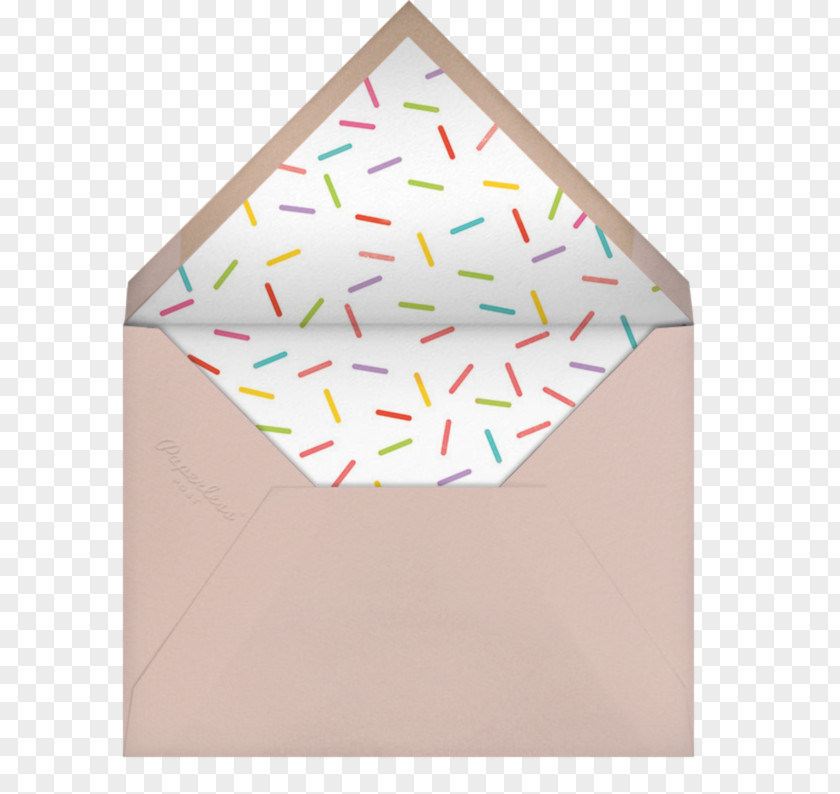 Triangle Paper Pink M Art Envelope PNG