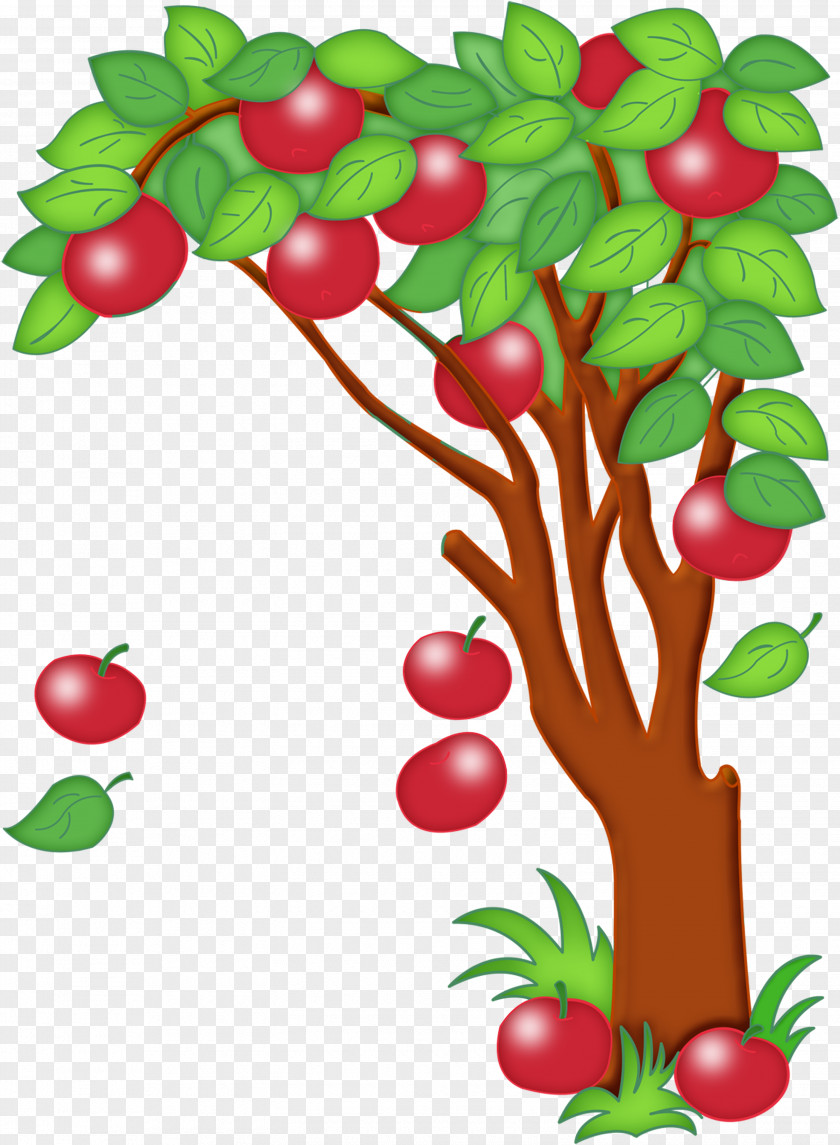 Apple Paradise Tree Clip Art PNG