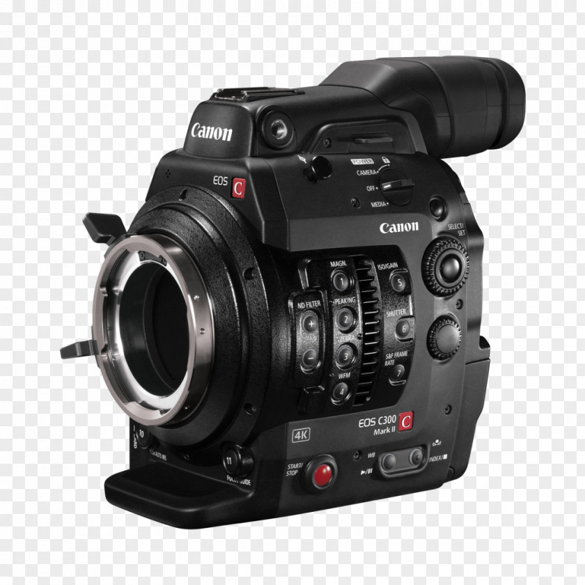 Camera Canon EOS C300 Mark II EF Lens Mount Cinema PNG