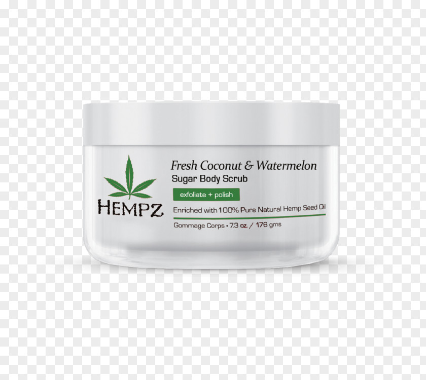 Coconut Cream Hempz Fresh & Watermelon Herbal Body Moisturizer Exfoliation Soufflé Cosmetics PNG