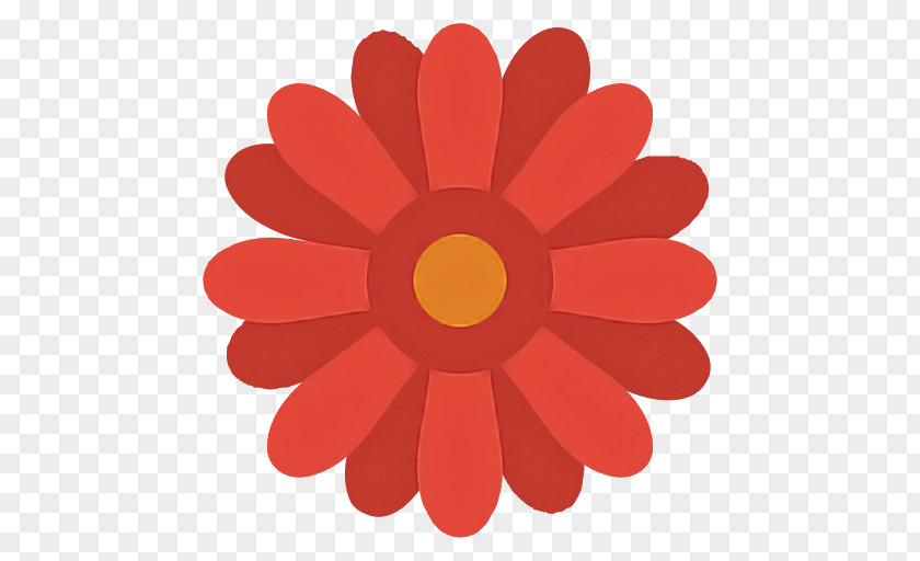 Material Property Plant Red Petal Flower Gerbera Clip Art PNG