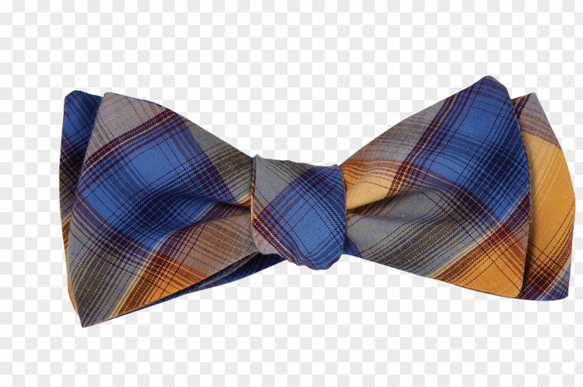 Blue Bowtie Bow Tie Tartan Cobalt PNG