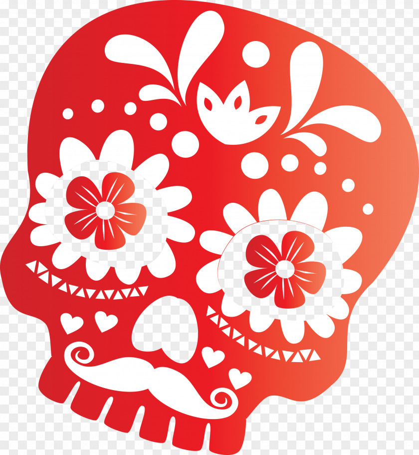 Calavera La Catrina Sugar Skull PNG