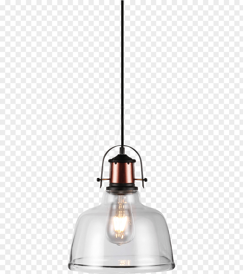 Glass Chandelier Pendant Light Fixture Edison Screw PNG