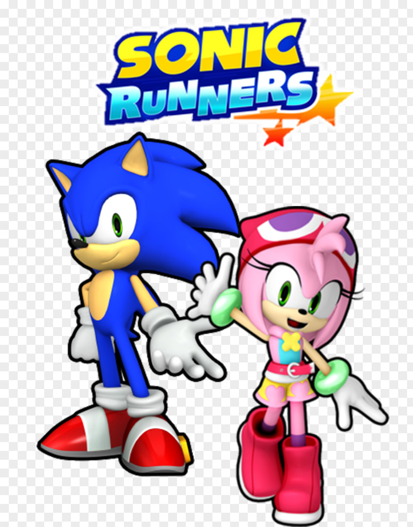 Sonic The Hedgehog 2 Runners Amy Rose & Knuckles PNG
