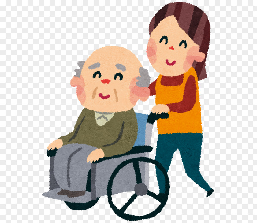 Wheelchair Caregiver 介護老人保健施設 有料老人ホーム Old Age PNG