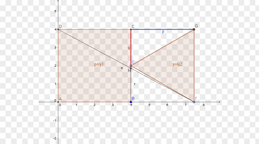 Golden Square Triangle Point Diagram PNG