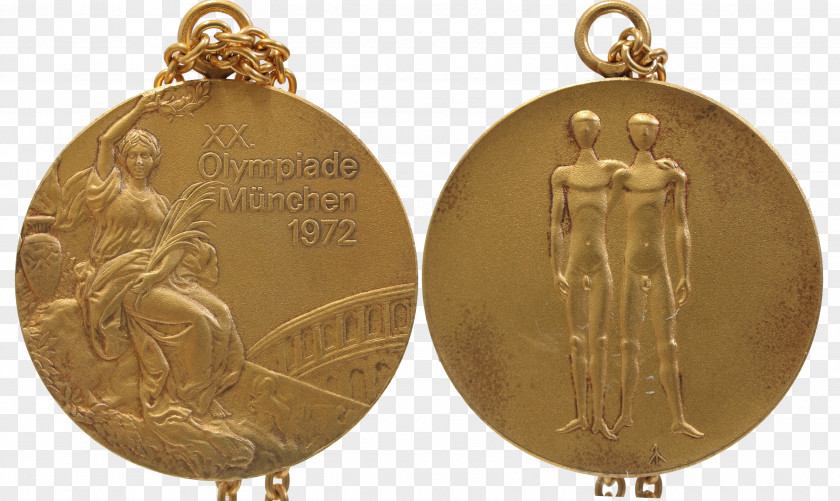 Medal 1972 Summer Olympics Olympic Games Gold Munich PNG