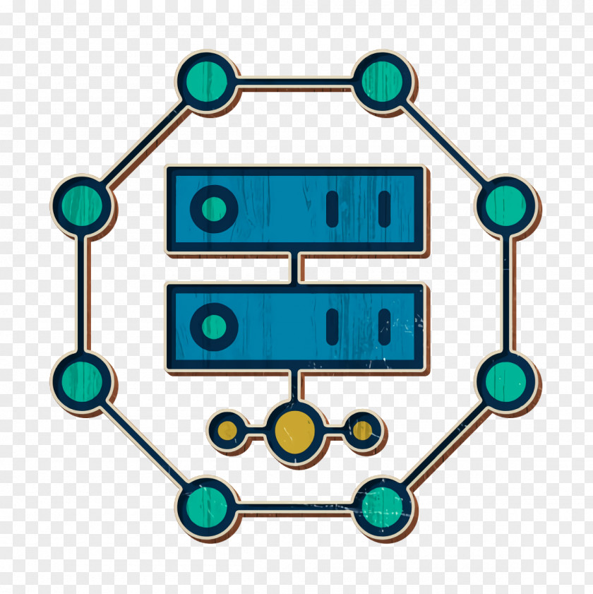 Server Icon Network Cyber PNG