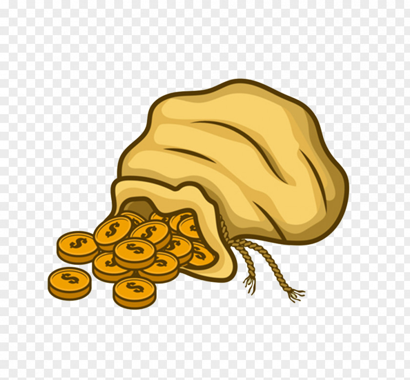Coin Bag Money Gold PNG