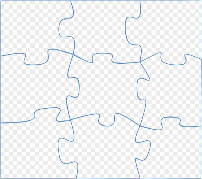 Large Puzzle Piece Template Area Pattern PNG