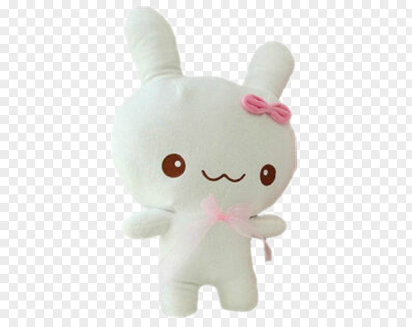 White Toy Bunnies Rabbit PNG