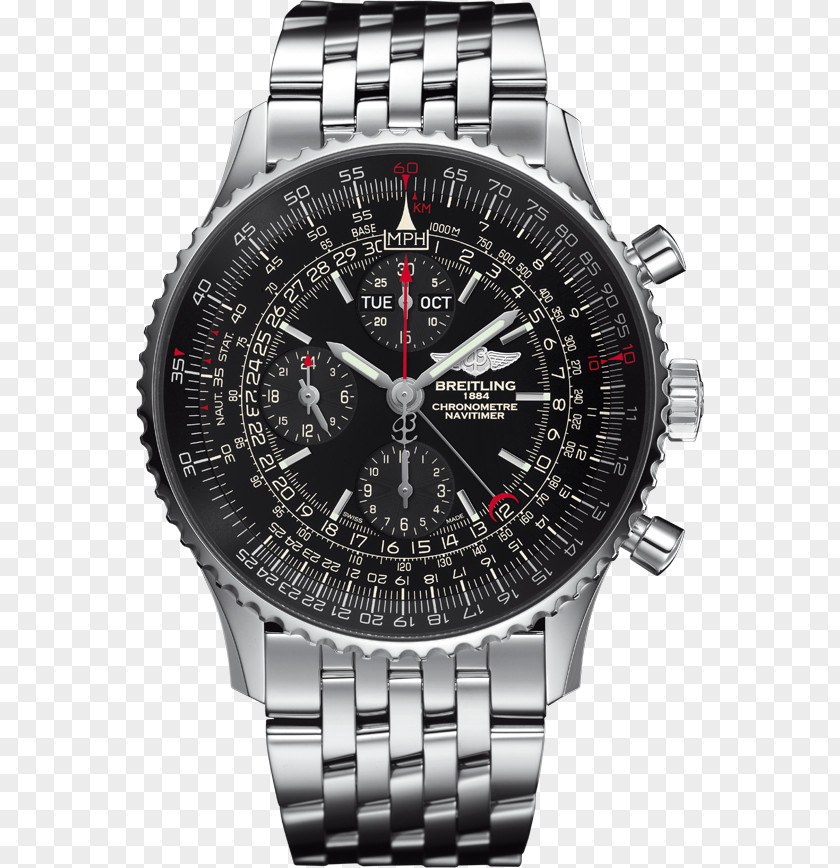 Chronometre Breitling SA Watch Navitimer Chronograph 1884 PNG