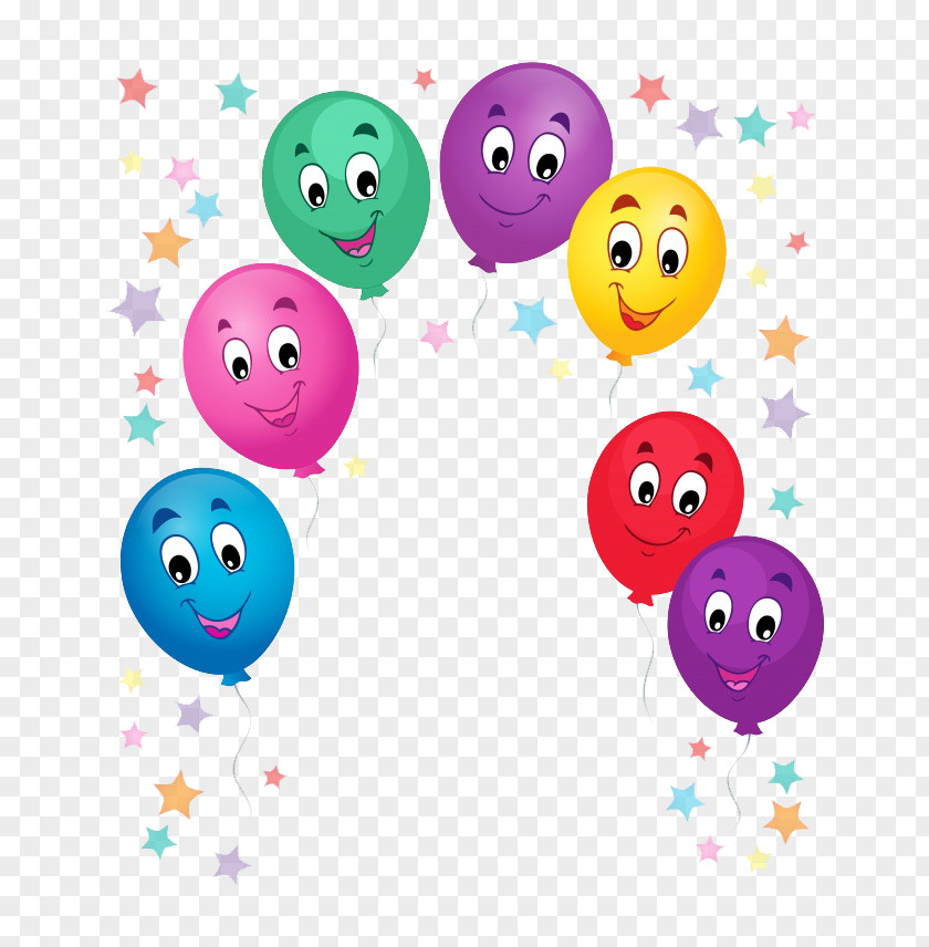 Colored Balloons PNG