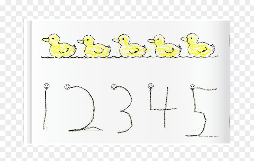 Handwritten Numbers Beak Goose Cygnini Duck Anatidae PNG