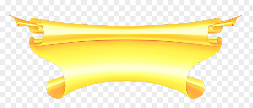 Plastic Yellow Gold Ribbon PNG