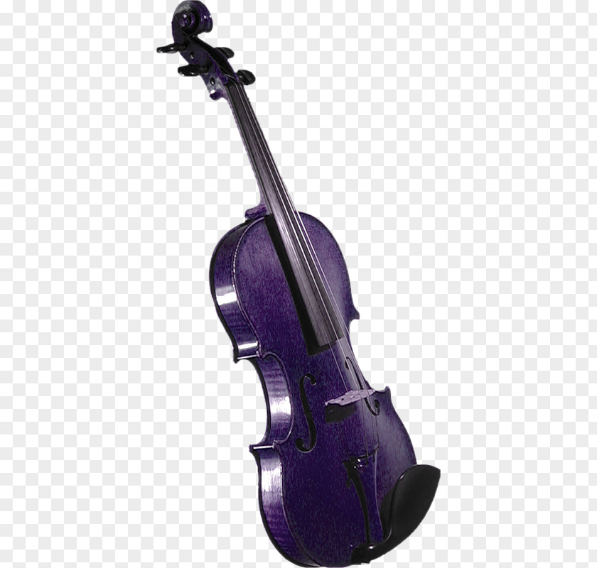 Purple Violin Musical Instrument PNG