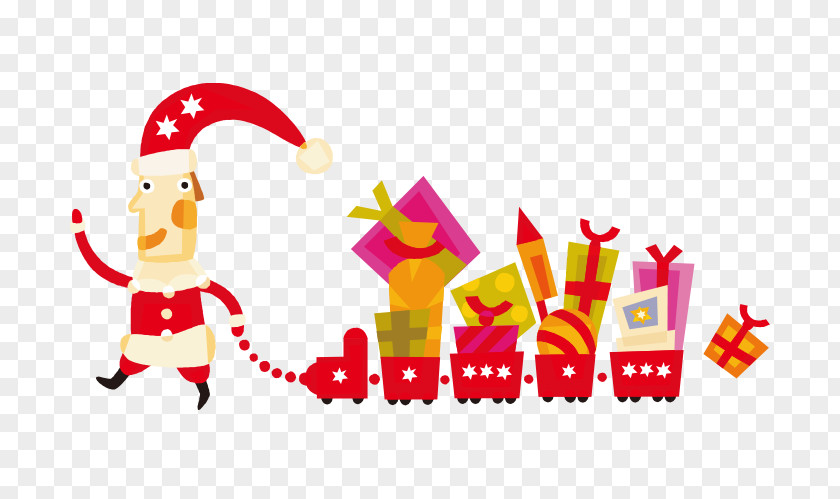 Vector Festive Atmosphere Fairy Tale Christmas Gift Holiday Wallpaper PNG