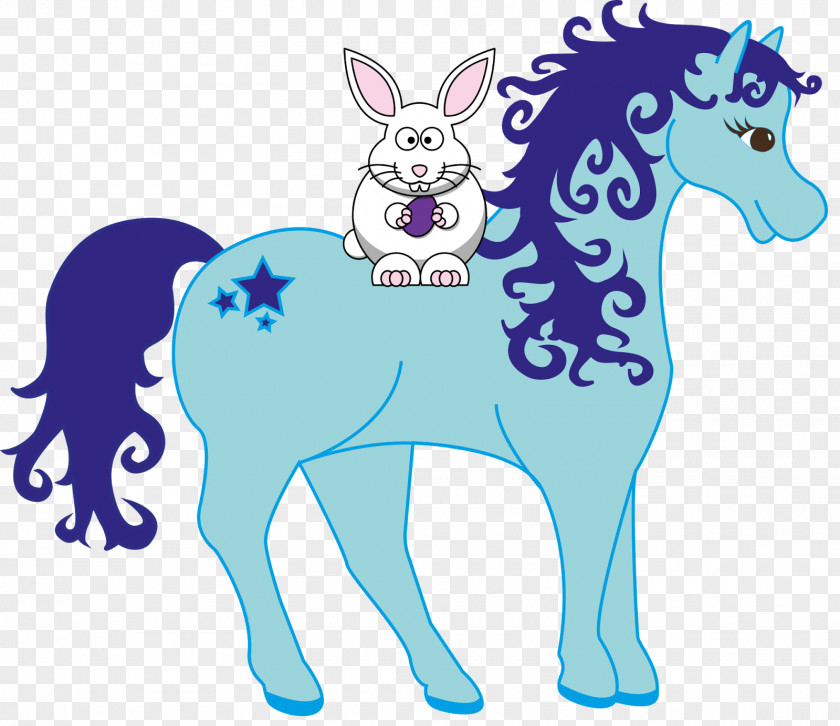 Easter Bunny Horse Clip Art PNG