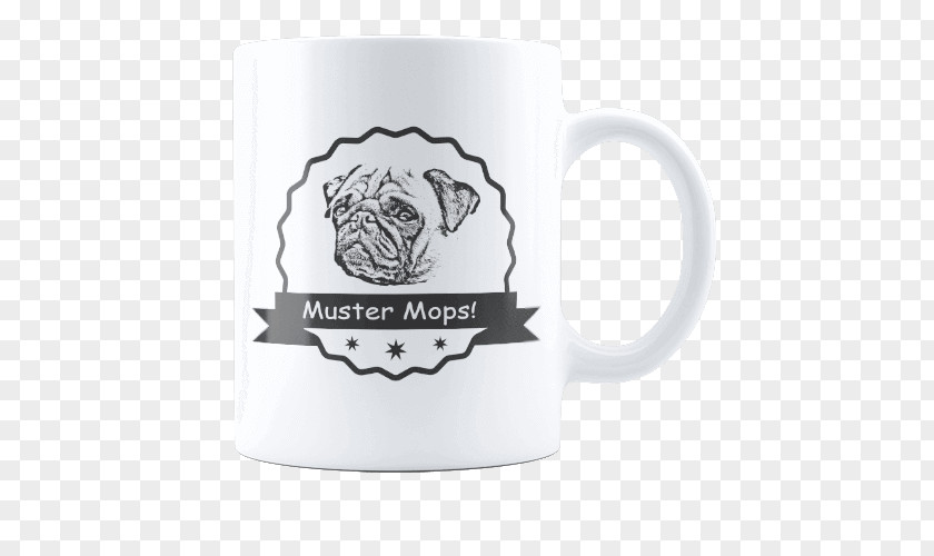 Mug Coffee Cup Kop Pug PNG