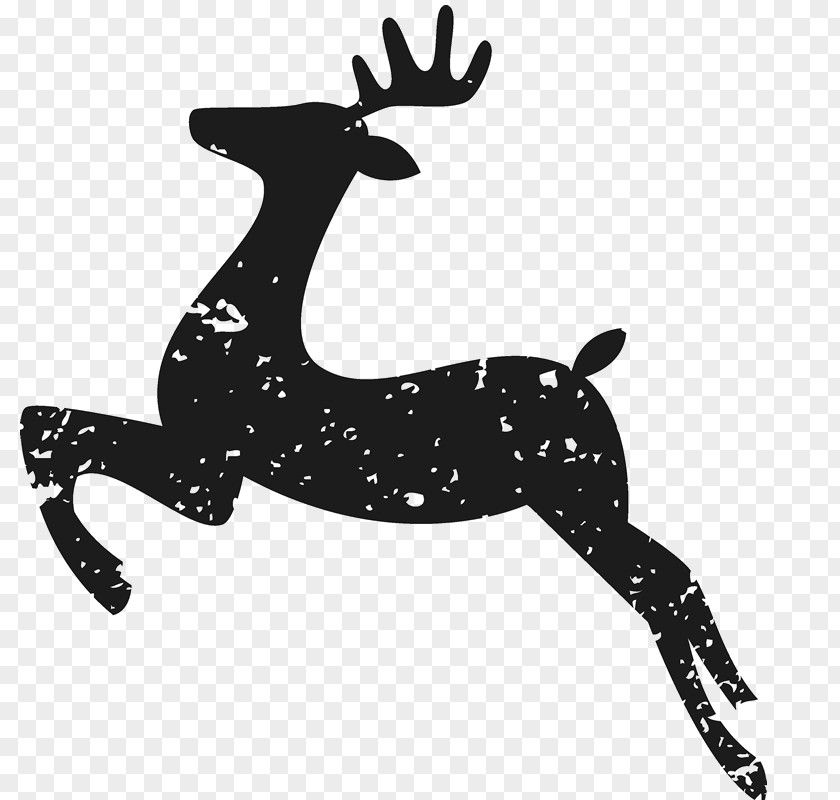 10 Lords A Leaping Santa Claus's Reindeer Christmas Day Paper PNG