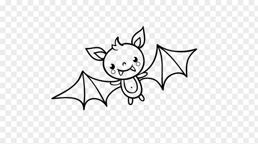 Bat Halloween Drawing Coloring Book Pattern PNG