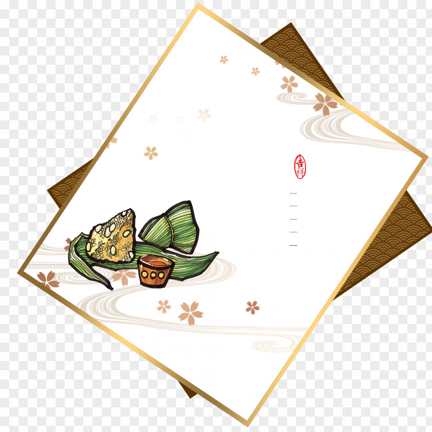 Dragon Boat Festival Background Zongzi Poster Gratis PNG