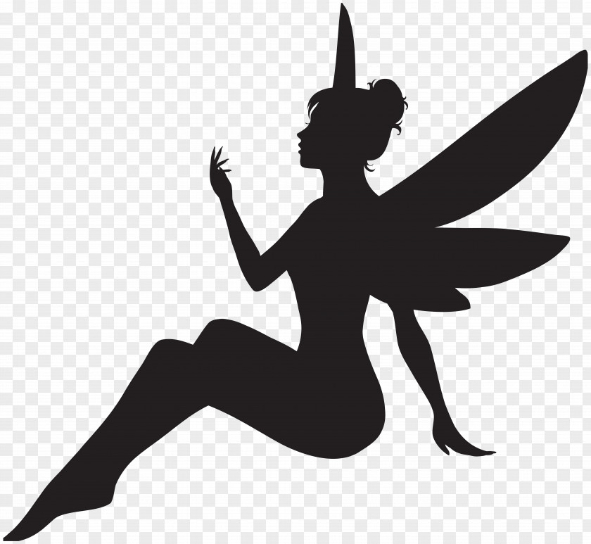 Fairy Tooth Silhouette Clip Art PNG