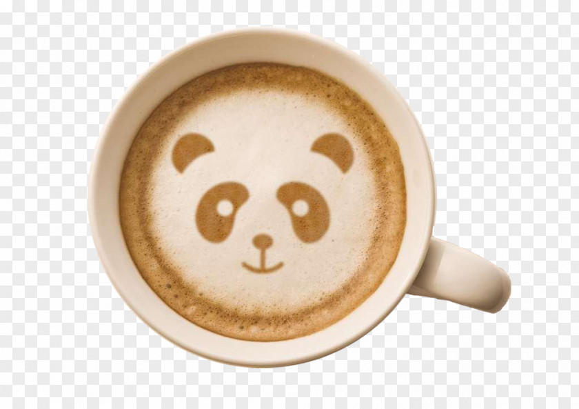 Panda Coffee Latte Cappuccino Cafe Giant PNG