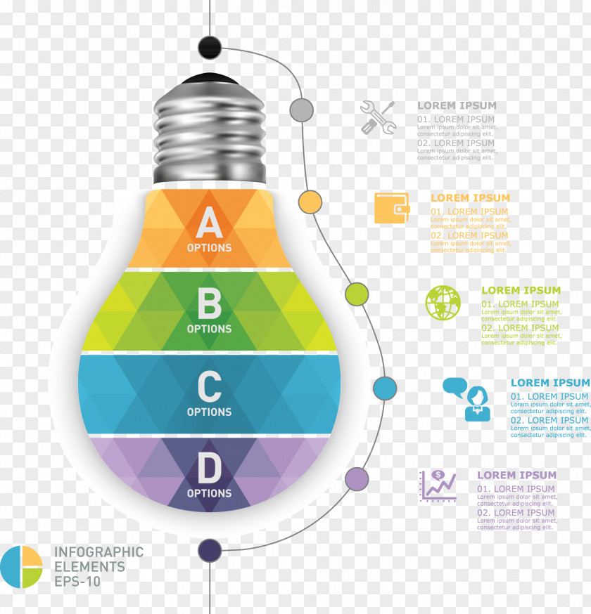 Vector Lamp Chart Pie Euclidean Diagram Table PNG