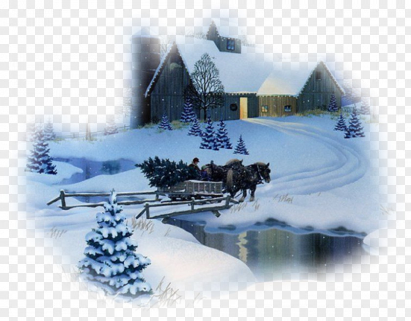 Winter Christmas Desktop Wallpaper New Year Holiday PNG