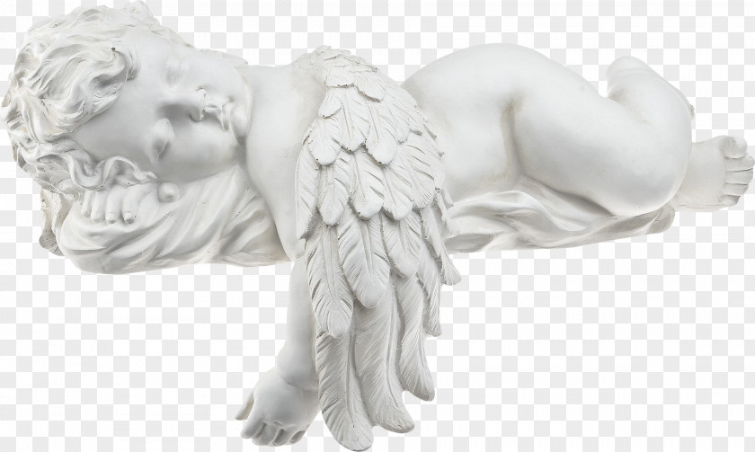 Cupid Stone Sculpture Stock Photography PNG