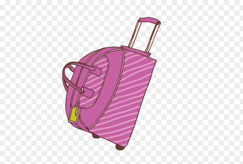 Cute Cartoon Box Suitcase Baggage Backpack PNG