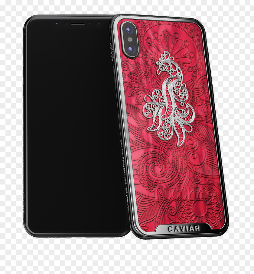 Red Caviar IPhone X 8 Smartphone Apple PNG