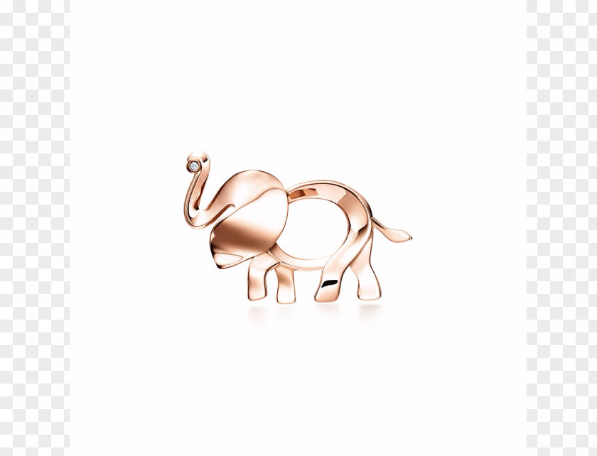 Tiffany And Co Earring & Co. Brooch Diamond Elephant PNG