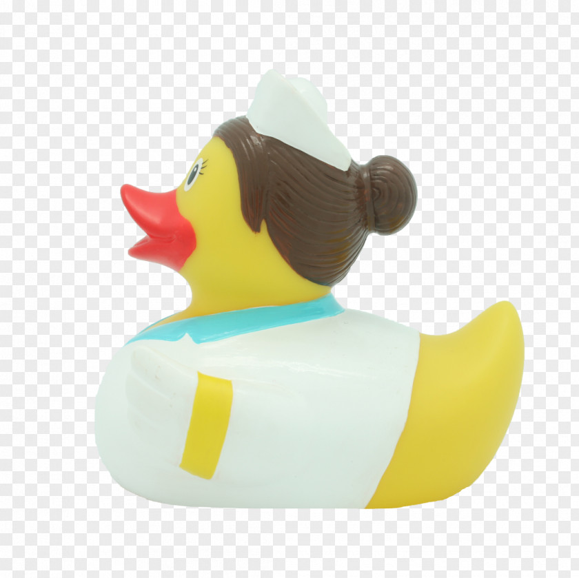 Waterside Duck Rubber Toy Plastic Natural PNG