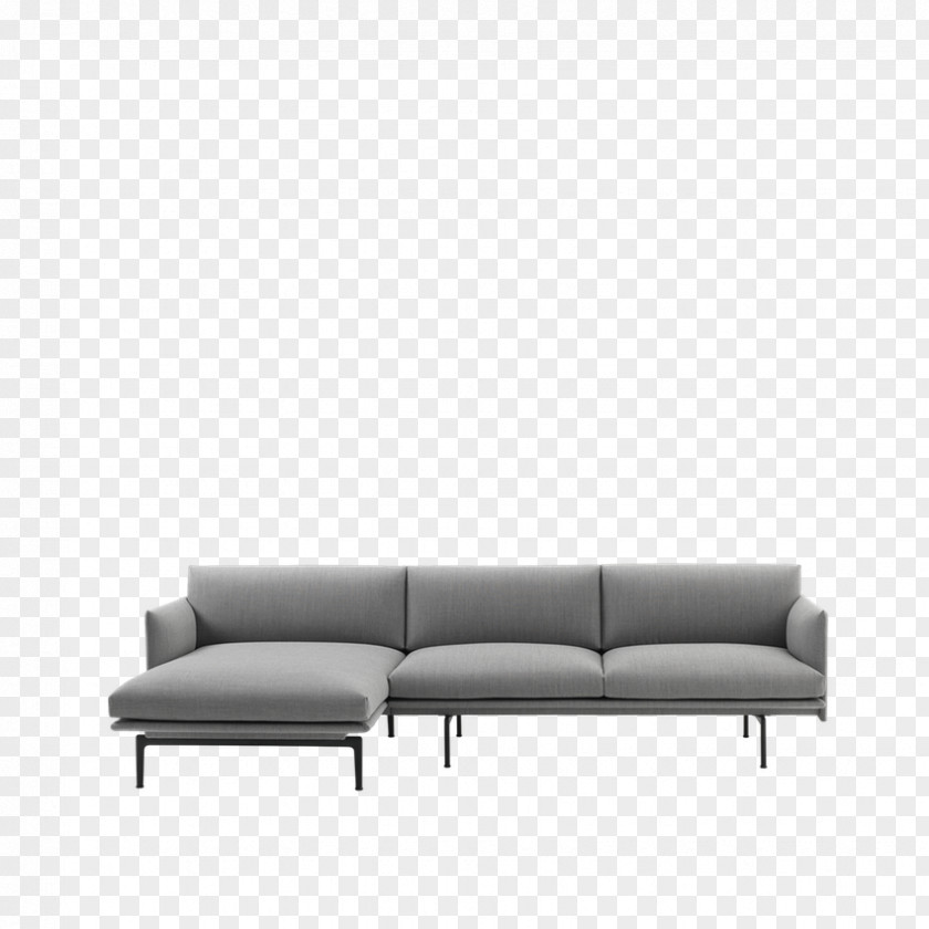 Chair Muuto Outline Sofa Chaise Longue Couch Furniture PNG