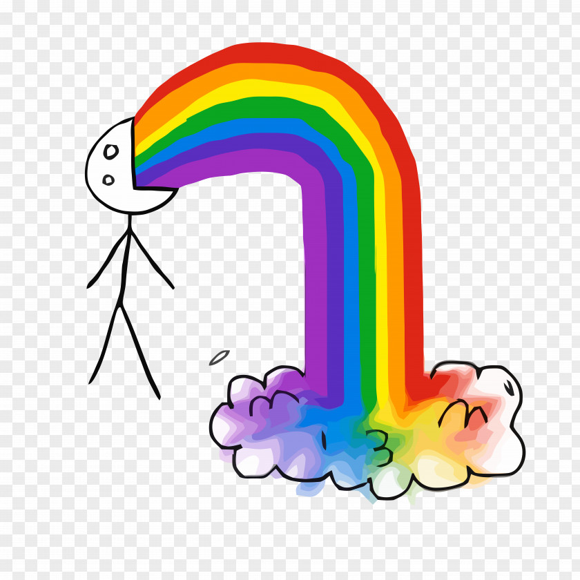 Rainbows Vomiting Rainbow Puke Itch.io PNG