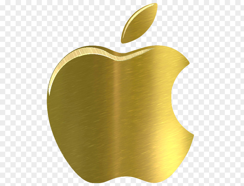 Apple Logo Golden PNG