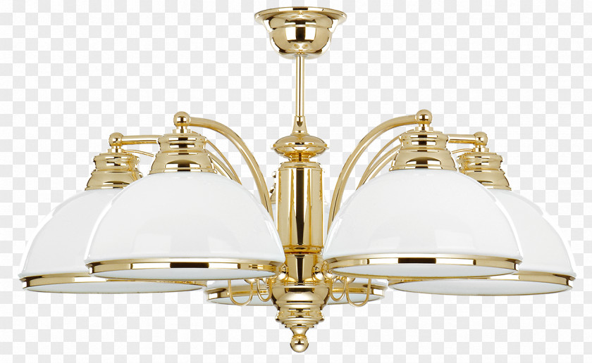 Brass Chandelier 01504 PNG