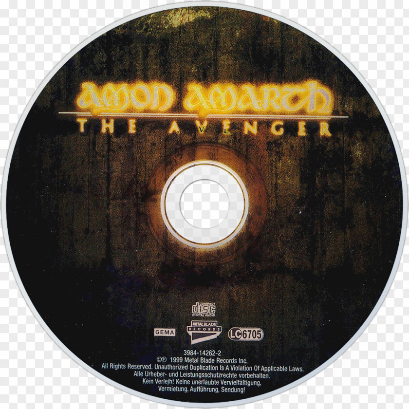 Dvd Compact Disc Amon Amarth The Avenger Once Sent From Golden Hall PNG