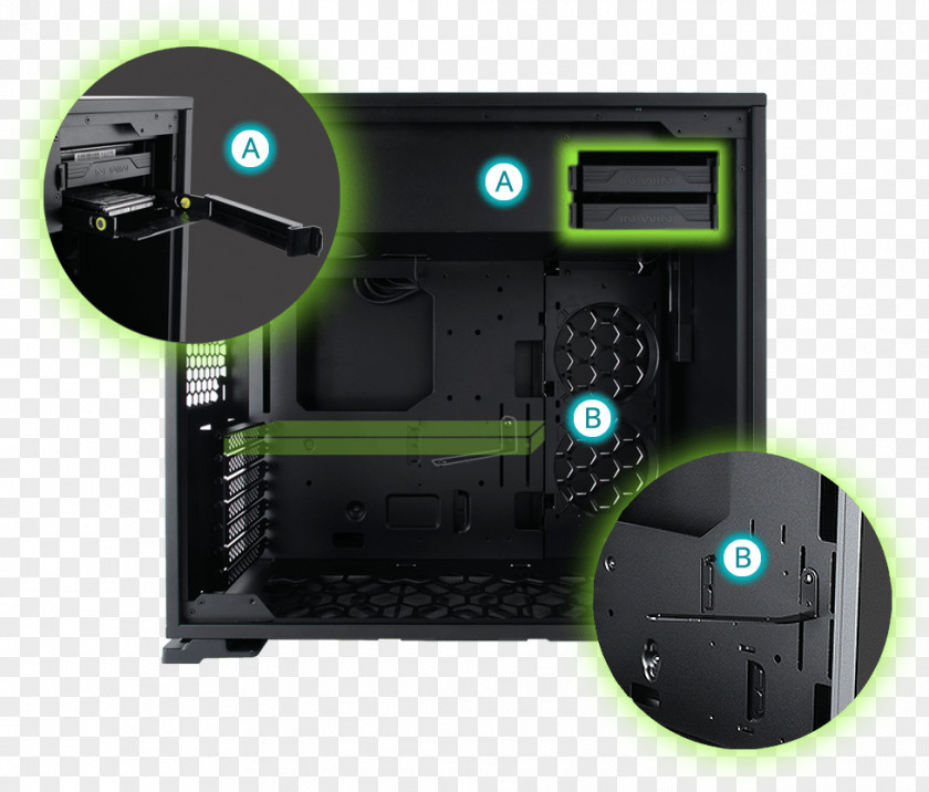 Game Tower Computer Cases & Housings MicroATX In Win Development Mini-ITX PNG