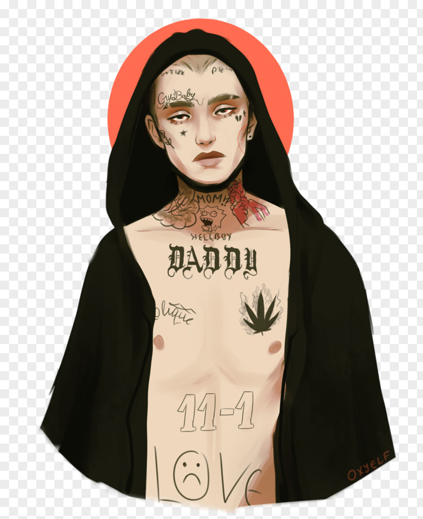 Lil Peep Tattoo Crybaby Art PNG