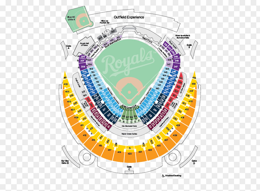 Map Kauffman Stadium Kansas City Royals Center For The Performing Arts Yankee Dodger PNG