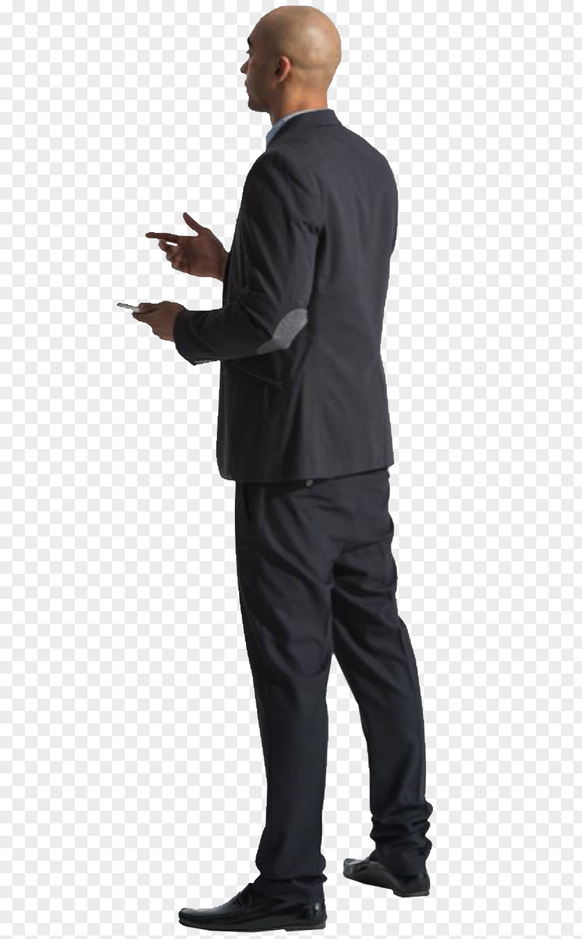Standing Person Architecture Rendering PNG